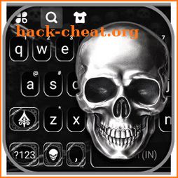 Metal Skull Keyboard Background icon