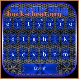 Metallic Blue Keyboard icon