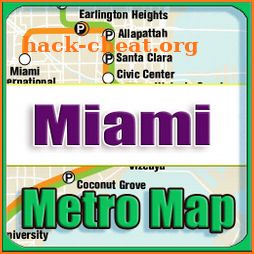 Miami USA Metro Map Offline icon