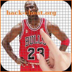 Michael Jordan Color by Number - Pixel Art Game icon