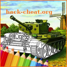 Military Tanks Coloring Book icon