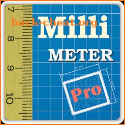 Millimeter Pro - ruler and protractor on screen icon