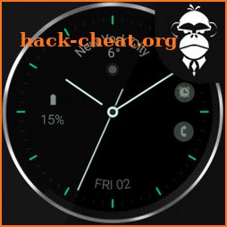 Minimal black v23 watch face icon