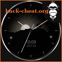 Minimal Black v25 watch face icon