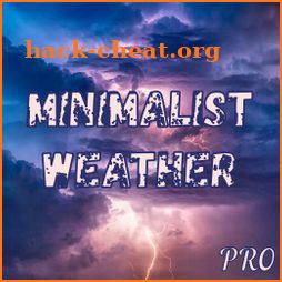 Minimalist Weather PRO - Simple, Elegant, Clean icon