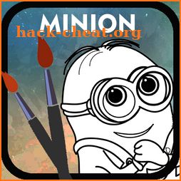 Minion of coloring book for fans icon