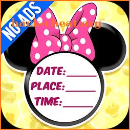 Minni Mouse Invitation Card icon