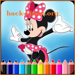 Minnie Mouse Coloring book icon