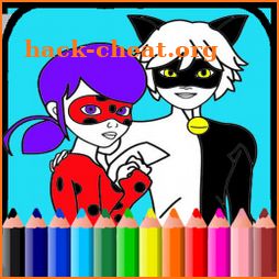 Miraculous Ladybug & Cat Noir Coloring Book Kids icon