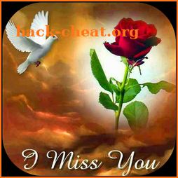 Miss you images - miss you photo frame icon