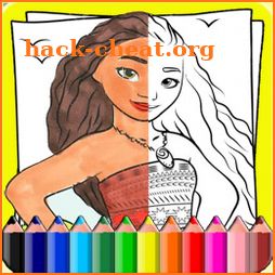 Moana Coloring Book Pages icon