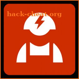 Mobile electrician icon