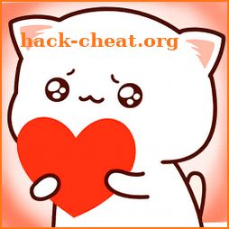 Mochi Peach Cat Stickers for WhatsApp icon