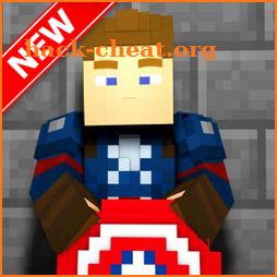 Mod Captain America SuperHero Minecraft icon