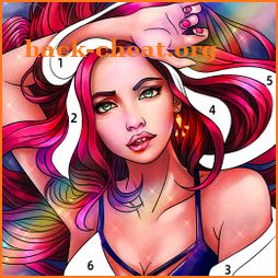 Model Coloring Offline, Cool Girls Paint by Number icon