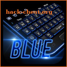 Modern Blue Keyboard icon
