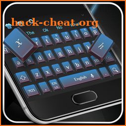 Modern Blue Texture Keyboard icon