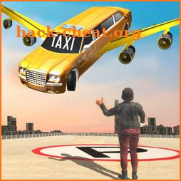 Modern Flying Car Limousine Taxi Simulator Games icon