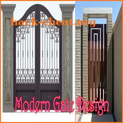 Modern gate design icon