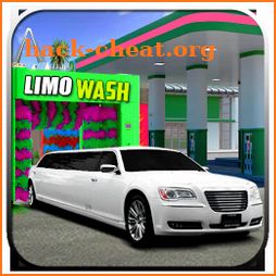 Modern Limo Car Wash: Limousine car Parking icon
