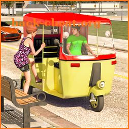 Modern Tuk Tuk Auto Rickshaw: City Driving icon