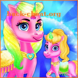 Mommy and Newborn Pony Care icon