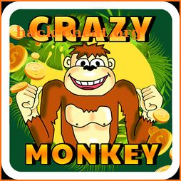 Monkey banana story icon