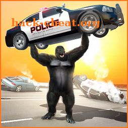 Monster Gorilla Rampage Apes Family Simulator icon