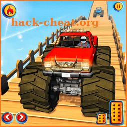 Monster Truck Mountain Car Stunt Games icon