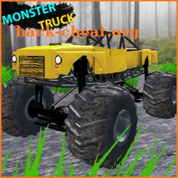 Monster truck offroad game icon