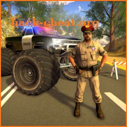 Monster Truck Police Chase Driving Simulator icon