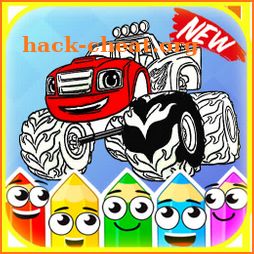 Monster Trucks BLZ Coloring Book icon
