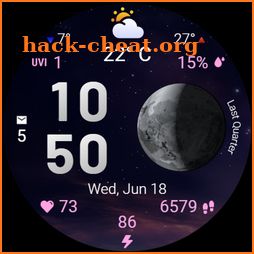 Moon & Weather watchface icon