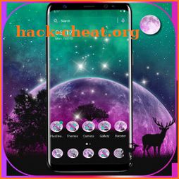 Moon Galaxy Nebula Theme icon