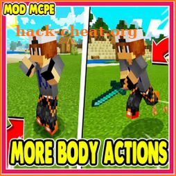 More Body Actions Mod for MCPE icon