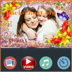 Mother's day video maker icon