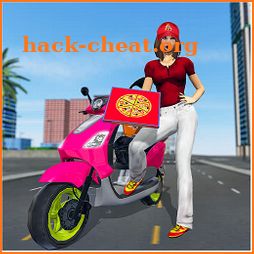 Moto Bike Pizza Delivery 2019 – Girl Food Game icon