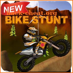 Moto cross bike racing stunt icon