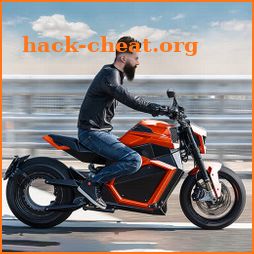 Motorbike Games: Racing rider icon
