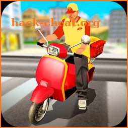 Motorbike Pizza Delivery icon