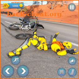 Motorcycle Crash Ragdoll Fall icon