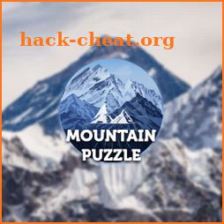 Mountain puzzle icon