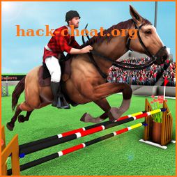 Mounted Horse Riding Show Jump icon