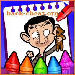 Mr comedy bean coloring pages icon