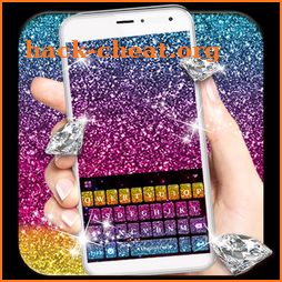 Multi Color Glitter Keyboard Theme icon