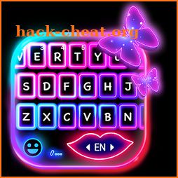 Multi Color Neon Keyboard Theme icon
