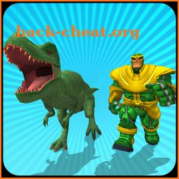Multi Dino Infinity Hero vs Futuristic Villains icon