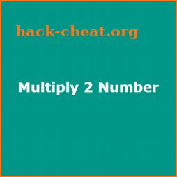 Multiply 2 number icon