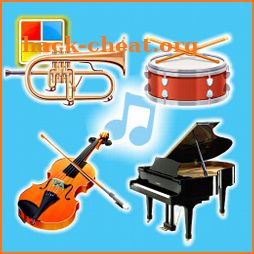 Musical Instruments Sounds Cards icon