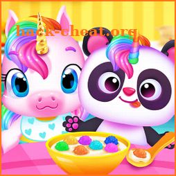 My Baby Unicorn & Panda Care - Kids Pet Games icon